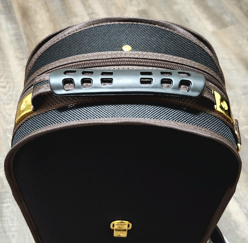 Deluxe Tapestry Oblong Violin Case - Red Interior